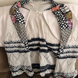 Anthropologie cotton racerback vest
